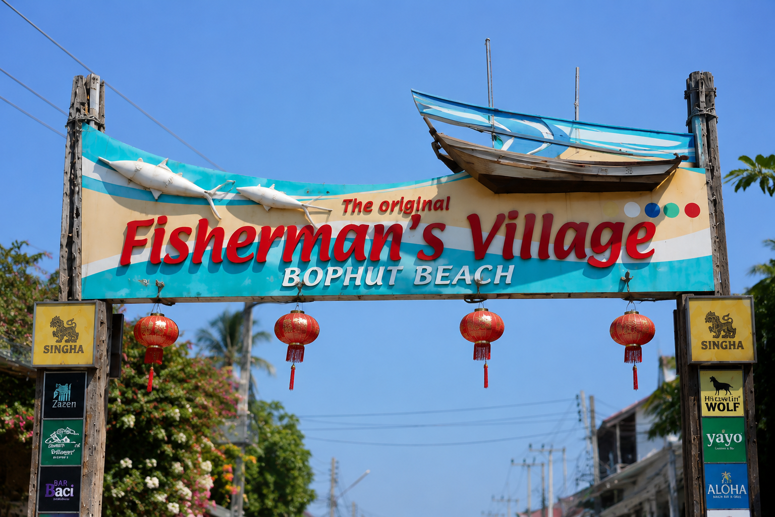 Bophut beach Koh samui where to stay in Thailand