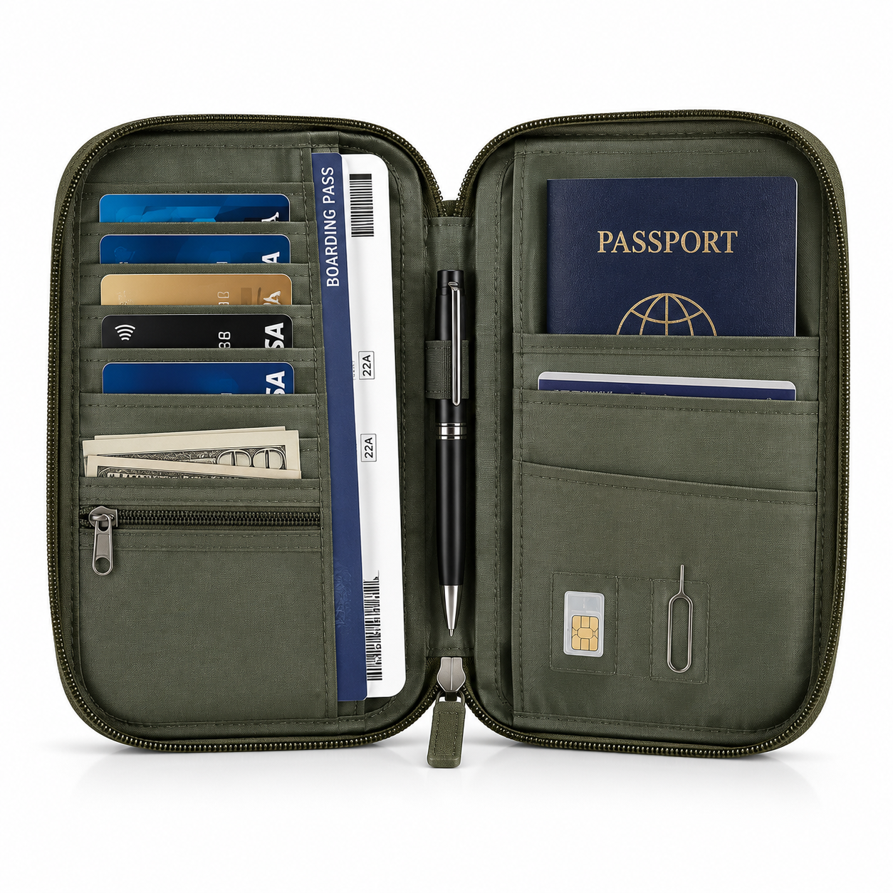 Passport holder, where to stay in thailand